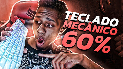 TECLADO GAMER MECÂNICO 60% por R$140,00 [O MELHOR CUSTO BENEFÍCIO] - Bajeal G101
