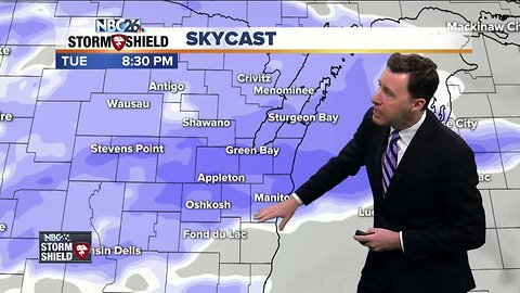 Michael Fish's NBC26 Storm Shield weather forecast