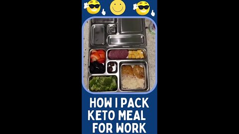 How I packed Keto Meals For Work | Keto Meal Plan | keto meal prep | low carb #Shorts #keto