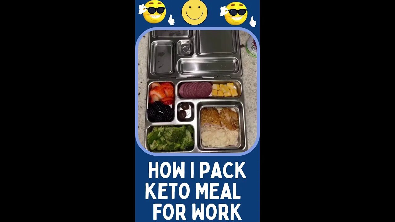 How I packed Keto Meals For Work | Keto Meal Plan | keto meal prep | low carb #Shorts #keto
