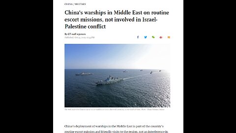 What are the 6 Chinese navy ships doing in the Gulf of Aden DEBUNKING WESTERN MEDIA