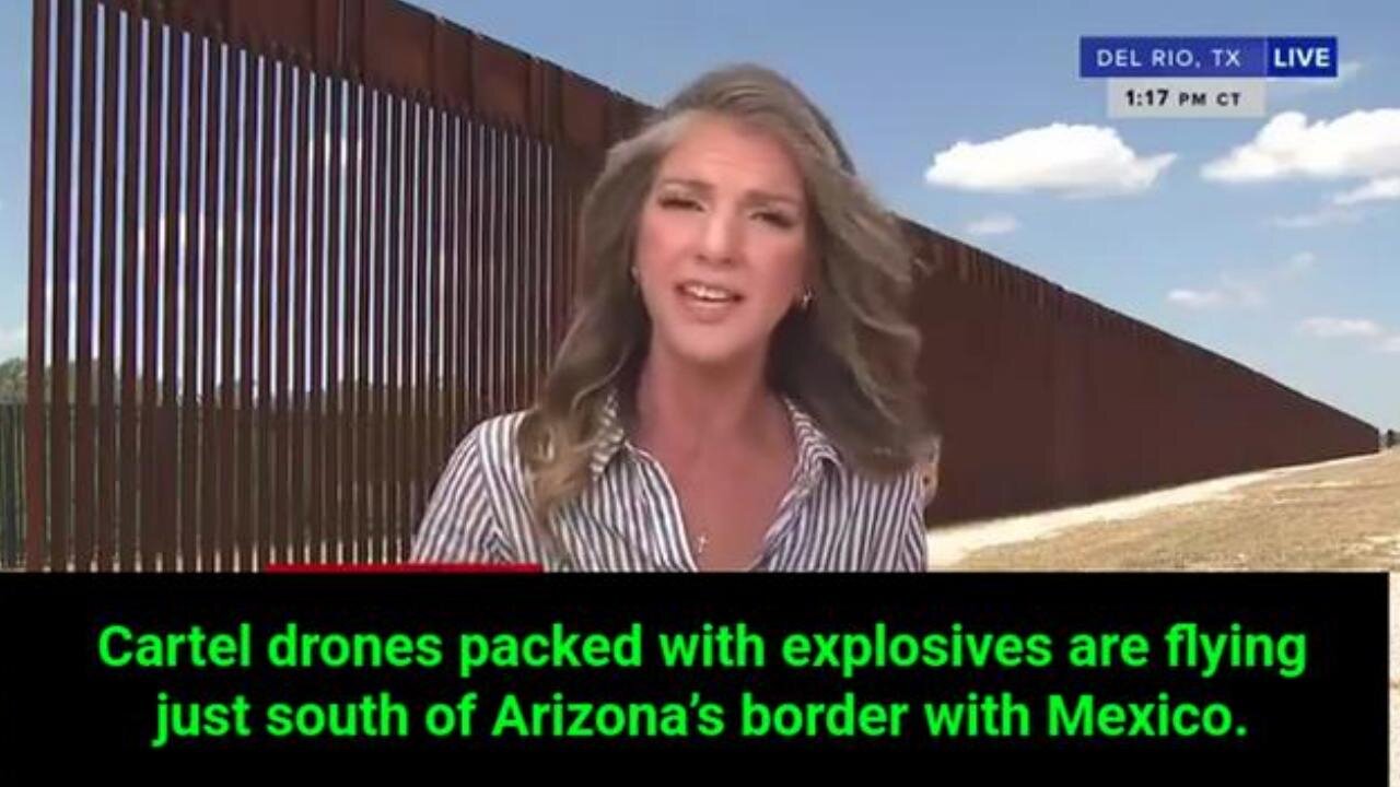 Cartel drones packed with explosives are flying just south of Arizona’s border with Mexico.