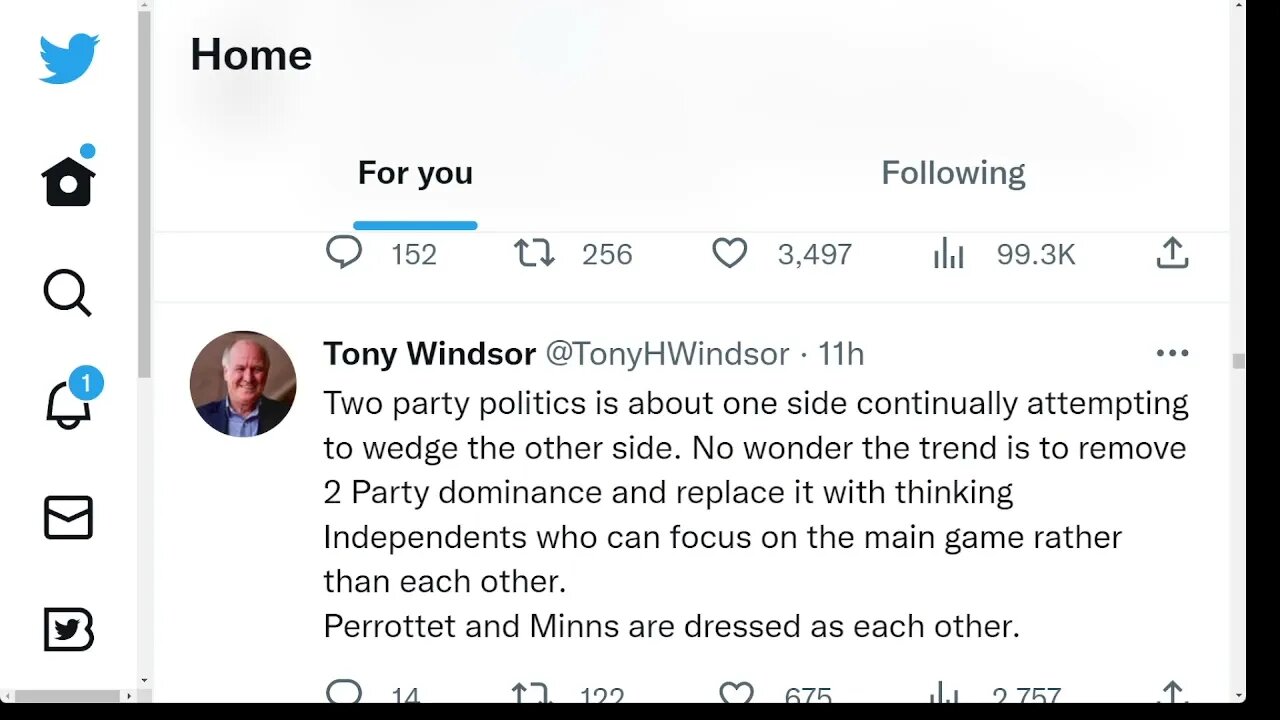 用許多有思想的獨立候選人代替兩黨政治，這行得通嗎？