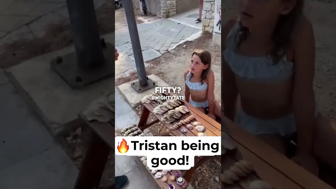 Tristan Tate Gives Huge Tip to girl on street | Better Men, Better Lives #shorts
