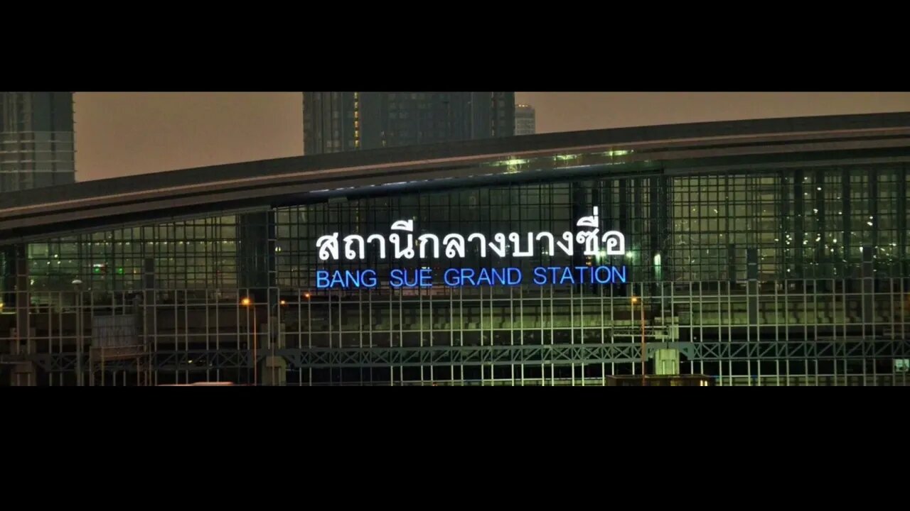 new bang sue train station and going to chiang mai on train that you can sleep.
