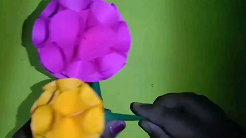 how to make paper flower craft