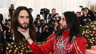 Jared Leto Carries Replica Of His Head At Met Gala