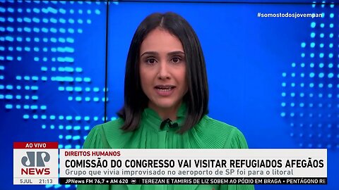 Comissão do Congresso vai visitar refugiados afegãos