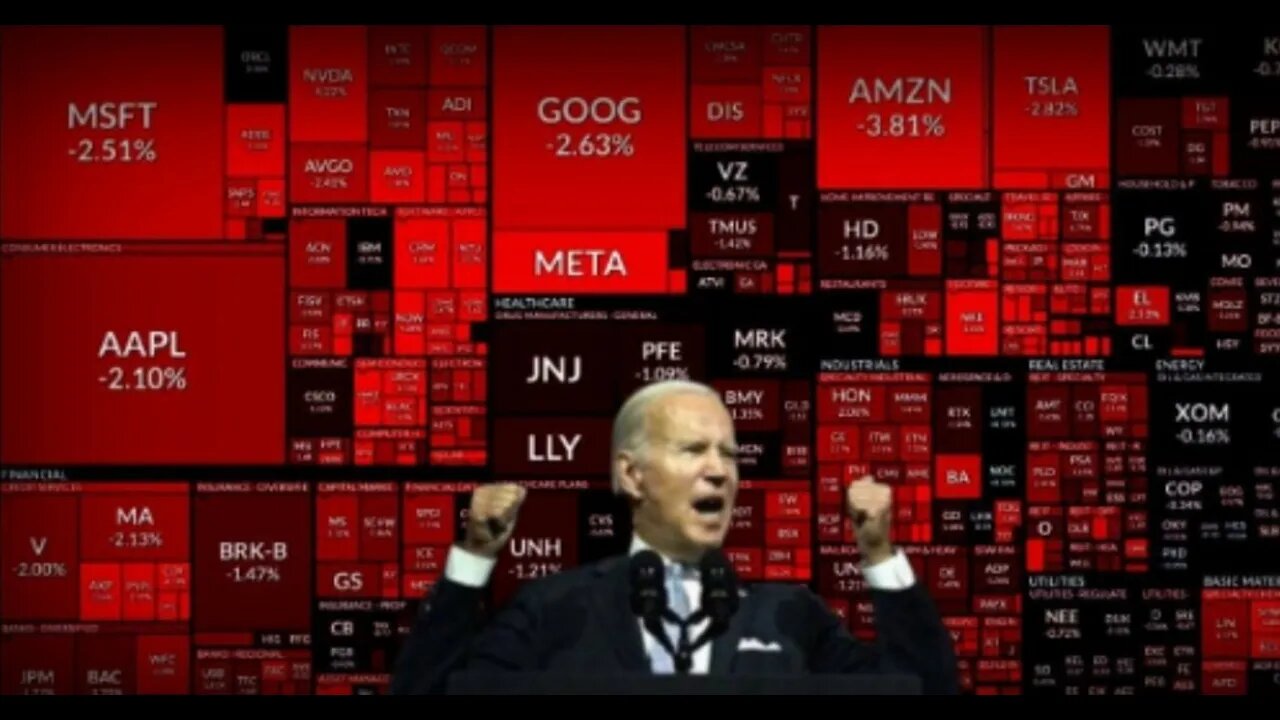 Under Biden There Is Stock Market Crash, Inflation, Lay Offs And Worse