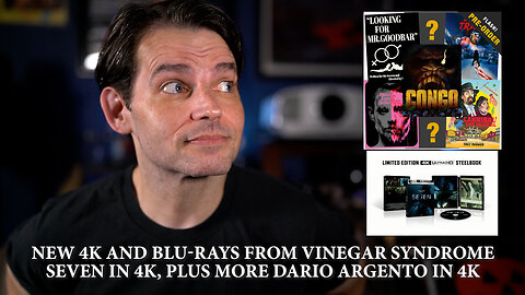 NEWS: 4K and Blu-rays From Vinegar Syndrome, Seven 4K, Plus More Dario Argento in 4K?