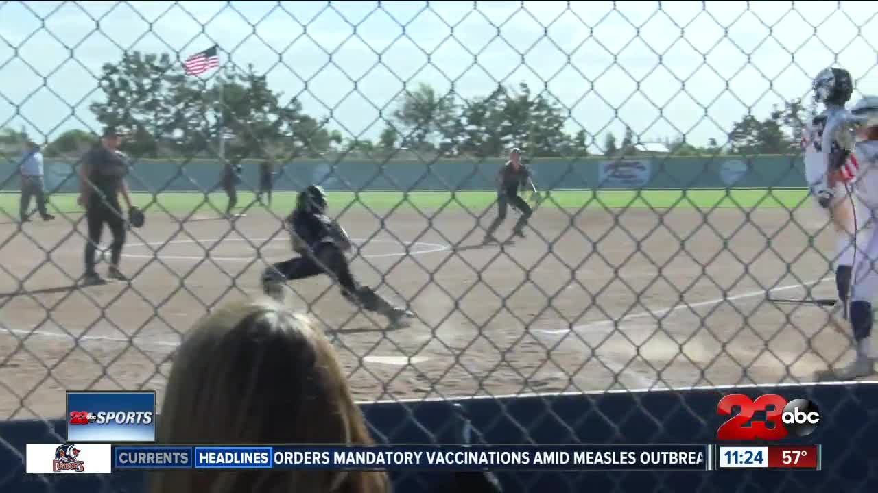 Liberty softball defeats undefeated Stockdale