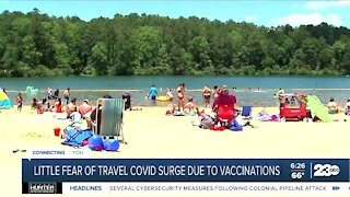Little fear of travel COVID surge due to vaccinations