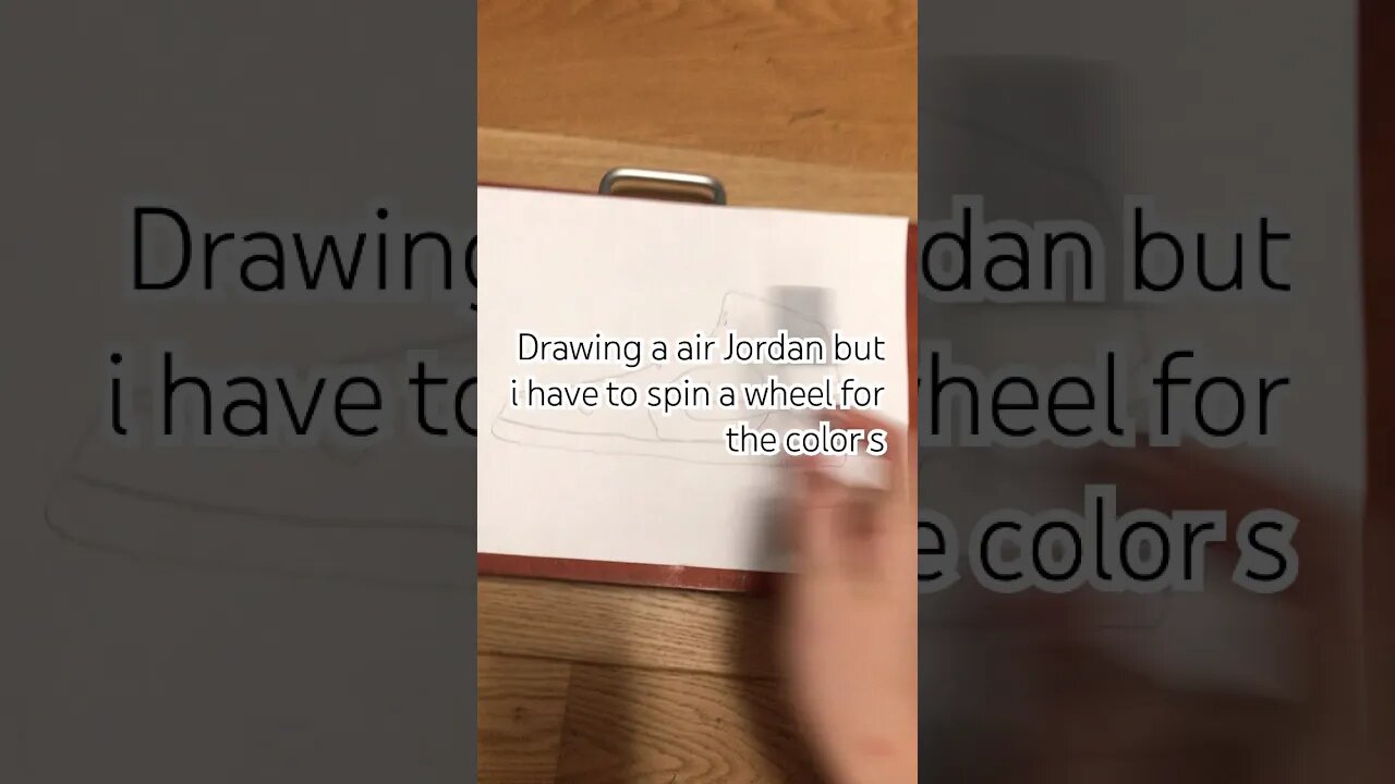 Drawing a air Jordan #shorts #art #viral
