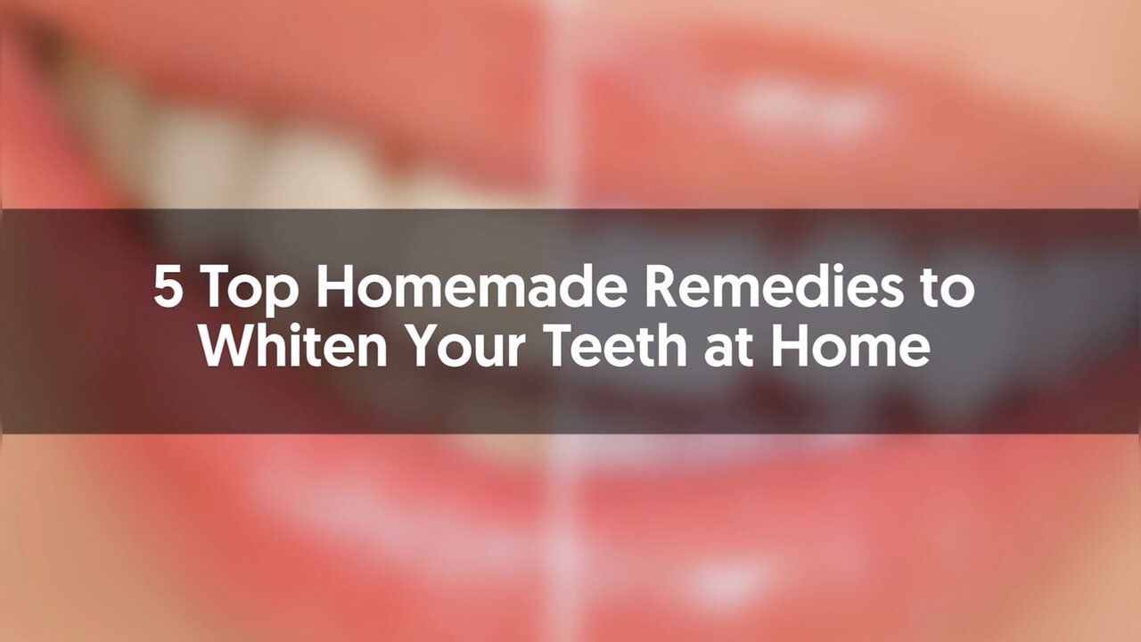 FAST Natural Teeth Whitening Methods!
