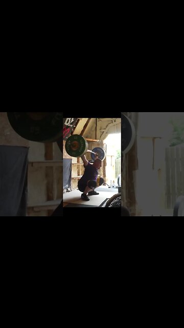 116 kg / 256 lb - Snatch