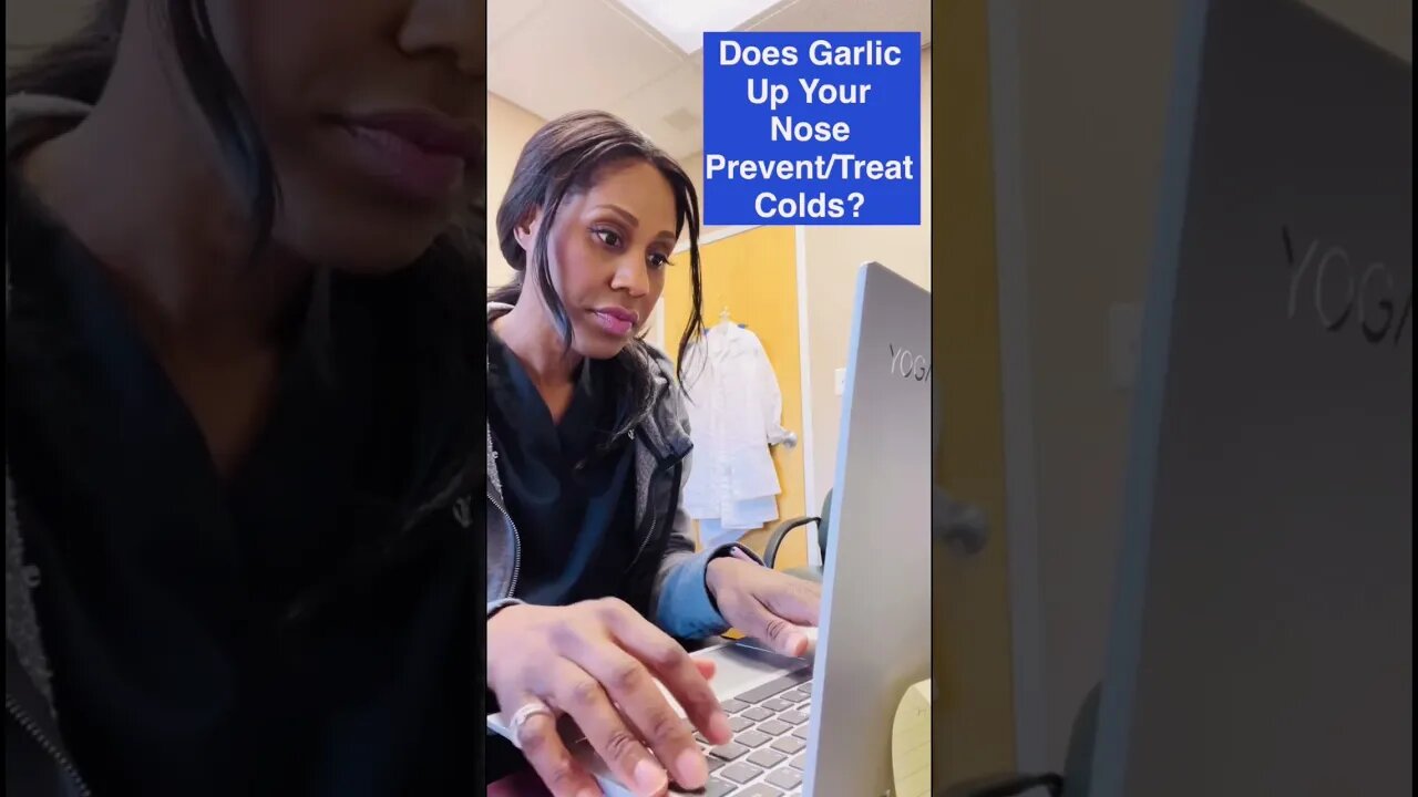 Does Garlic 🧄 in the Nose Prevent/Treat Colds? #shorts