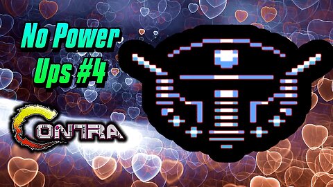 Contra gameplay No power up challenge #4