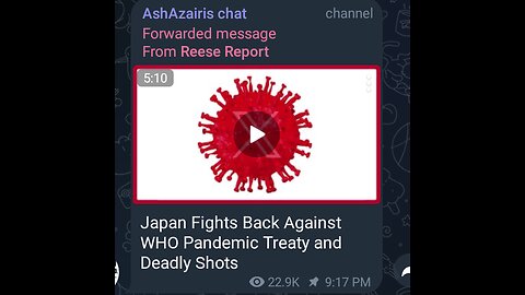 Documentary: Reese talks Japan versus WHO