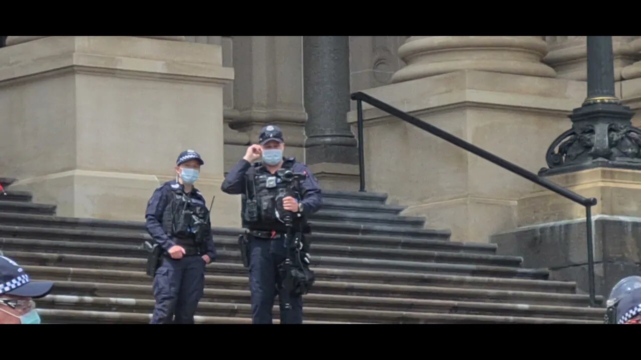 LIVE - Victoria Police Spying on Protestors