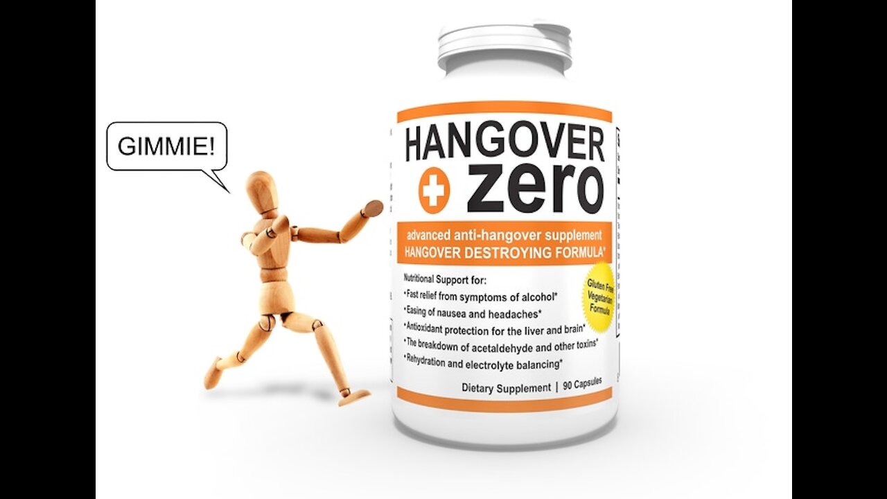 Hangover ZERO Why Suffer? We finally know how to combat the effects of having a few...!