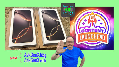 Too Much?! New: Phone, Show, Website... Oh My!