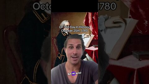 ON THIS DAY IN HISTORY: 10/25/1780 #shorts