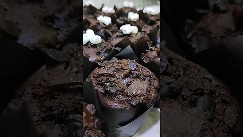 Chocolate Chip Muffins Design #shortsviral #satisfying #yummy #chocolatemuffins
