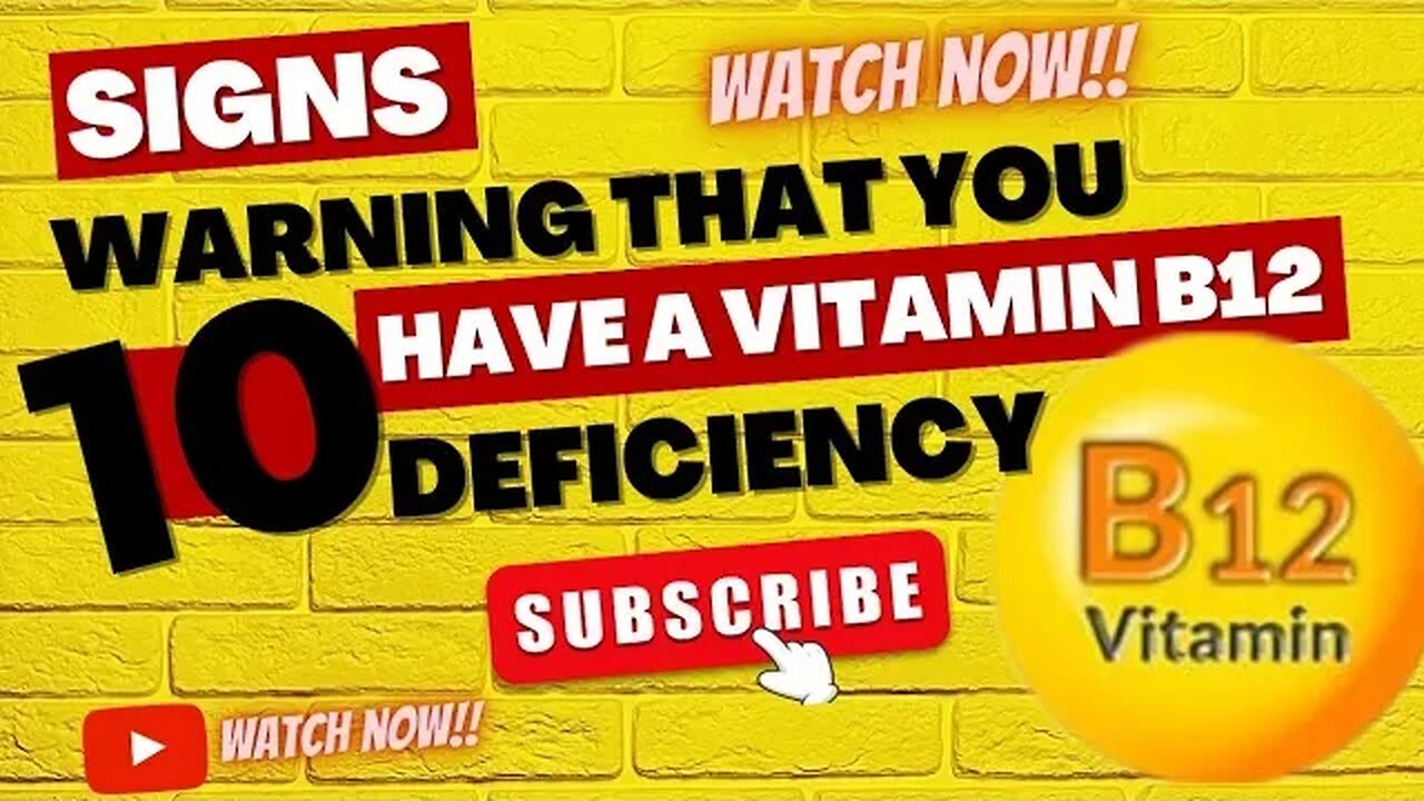 10 Symptoms of Vitamin B12 Deficiency || You Should Never Ignore