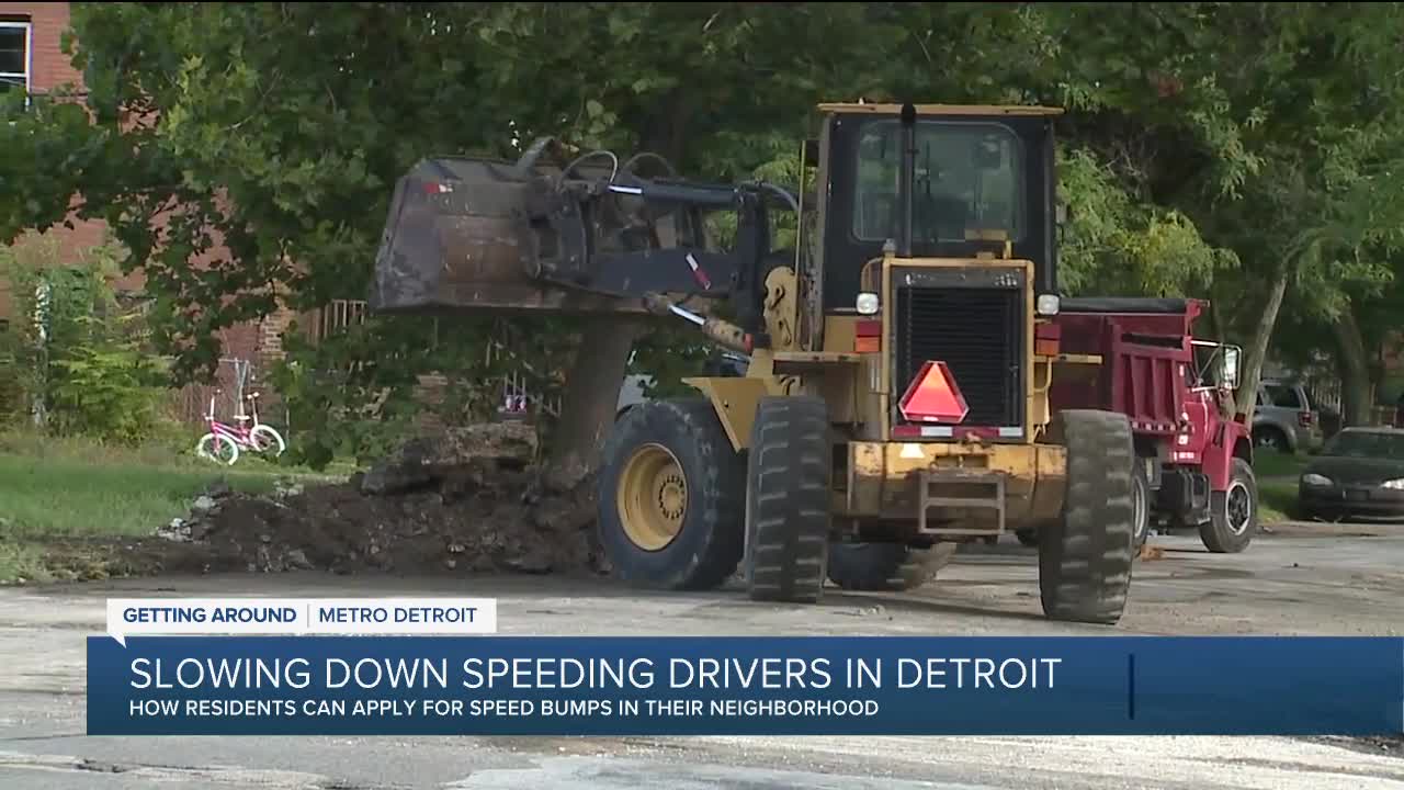 Slowing down speeding drivers in Detroit