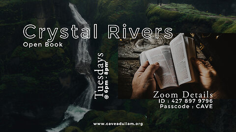 The River of Living Water Within | Open Book | Aug 27, 2024 | CR