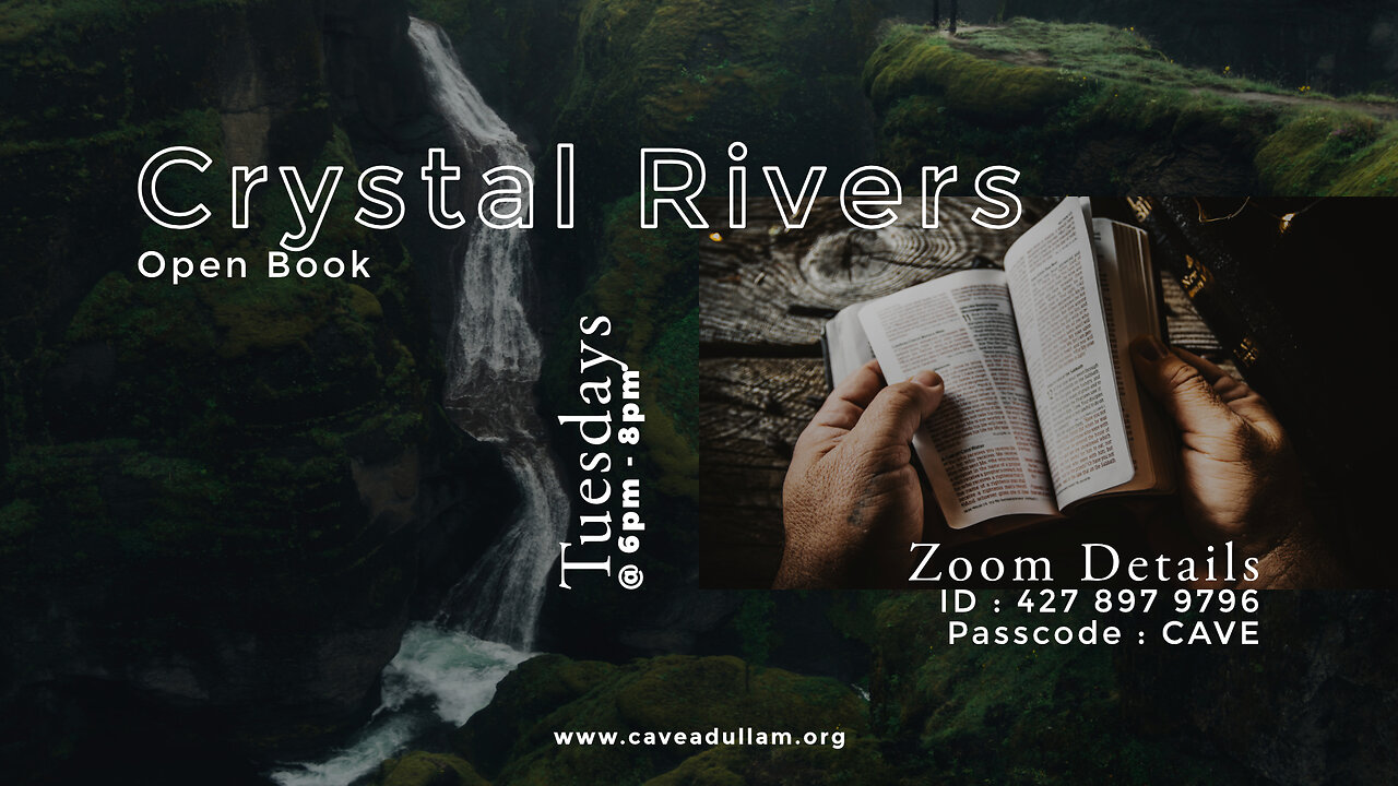 The River of Living Water Within | Open Book | Aug 27, 2024 | CR
