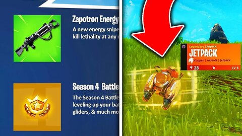 5 NEW Items Coming to Season 4 Fortnite: Battle Royale