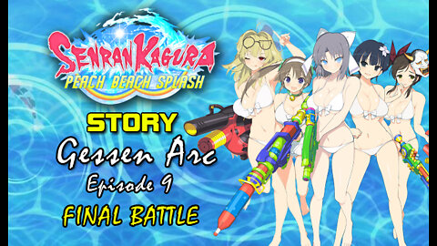 Senran Kaguara: Peach Beach Splash - Gessen Arc | Episode 9: Final Battle