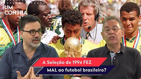 "A Seleção de 1994 FEZ MAL ao futebol brasileiro!" Flavio Prado POLEMIZA em DEBATE!