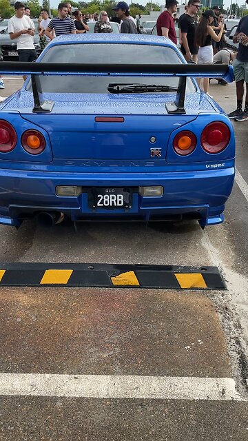 Bayside Blue R34 GTR