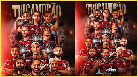 FLAMENGO CAMPEÃO DA LIBERTADORES LIVE PÓS JOGO