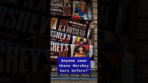 DC Comics Logos on Hershey Bars??? #Shorts