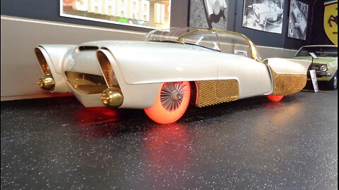 TIRES THAT GLOW ! 1956 Golden Sahara II @ Klairmont Kollections on My Car Story with Lou Costabile