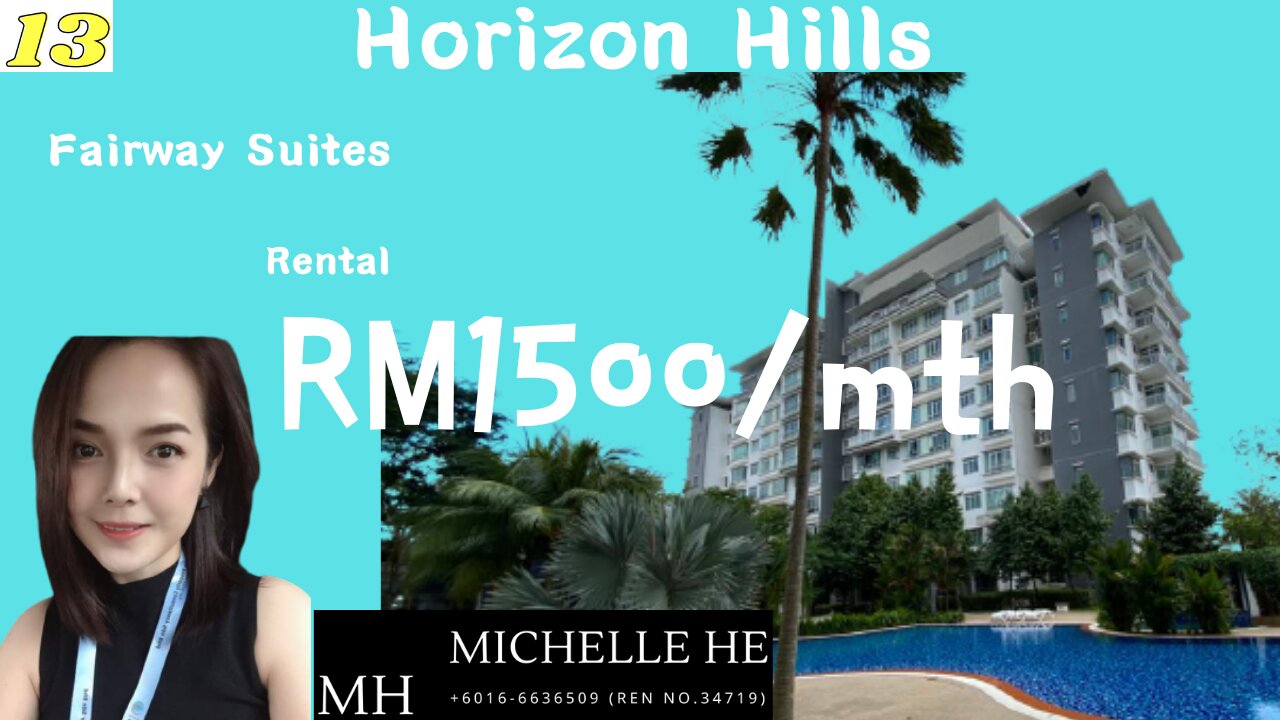 property malaysia Fairway Suites @ Horizon Hills Iskandar Puteri➤➤Apartment For RENT出租 🔥 🔥 RENTAL RM1500