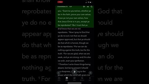 Morning Prayer 161: 2 Corinthians 13:5