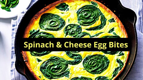 Keto Spinach & Cheese Egg Bites