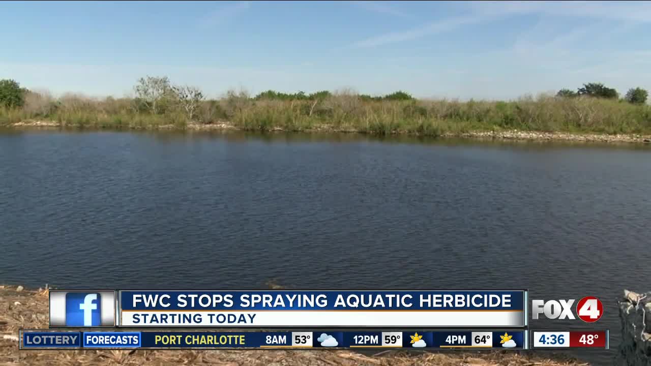 FWC to temporarily stop aquatic herbicide treatments