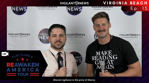 Johnathan of Brave Books at the Reawaken America Tour Virginia Beach 2022 | Vigilant News