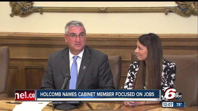 Gov. Holcomb names cabinet member focused on jobs