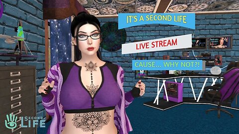 Monday Building a Castle Chill LIVE STREAM in Second Life - Part 4