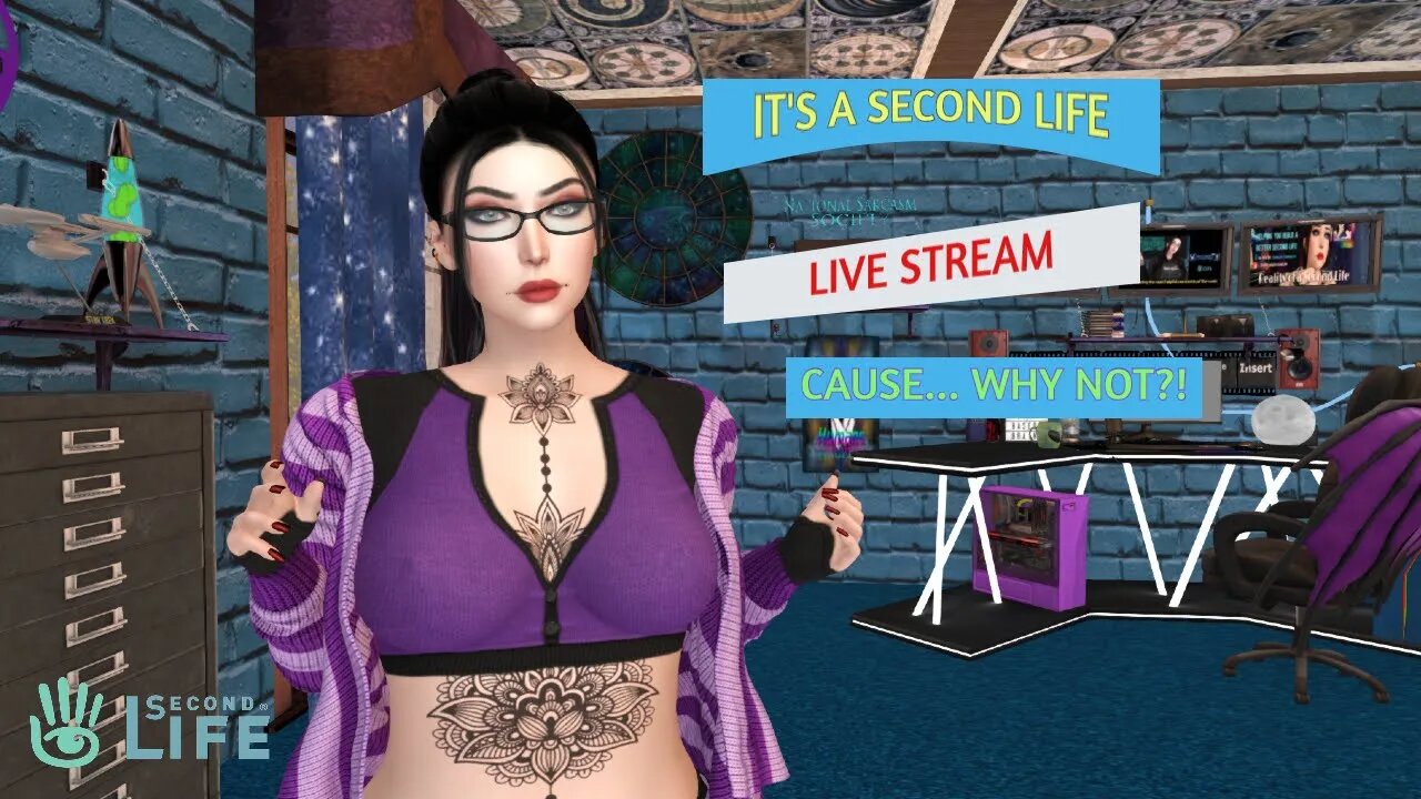 Monday Building a Castle Chill LIVE STREAM in Second Life - Part 4
