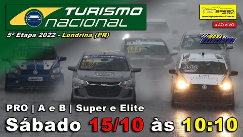 TURISMO NACIONAL | Parte 1 | 5ª Etapa 2022 - Londrina (PR) | Ao Vivo
