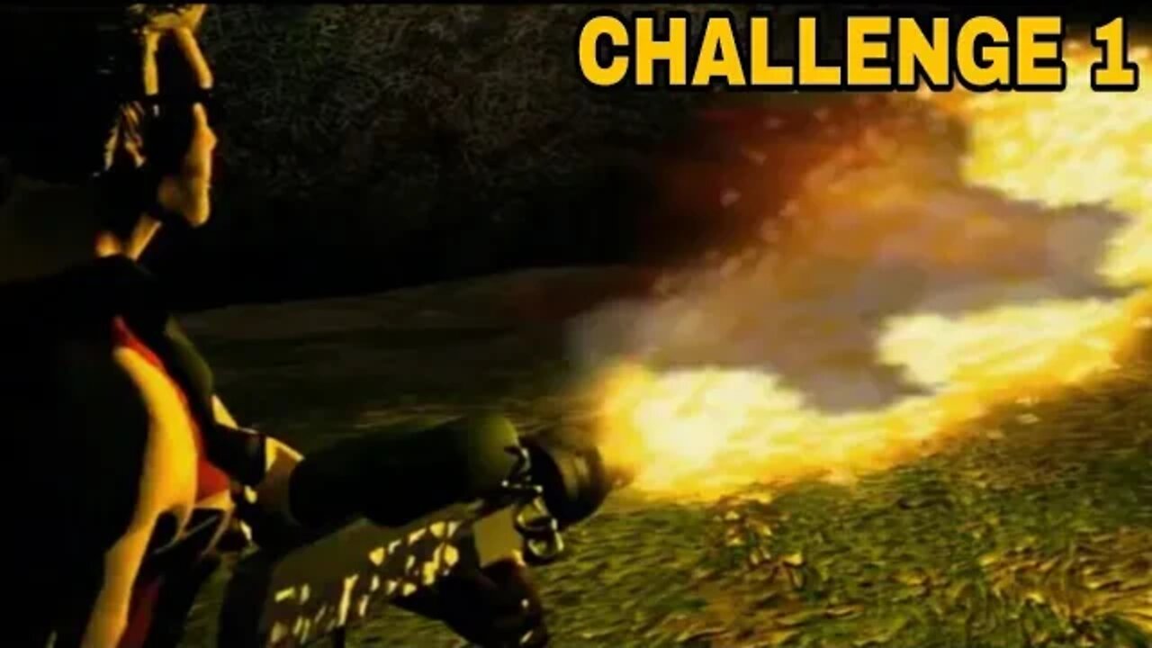 Duke Nukem Time to kill - Time to kill Challenge (PS1) [walkthrough ] Desafio 1 Super Desert Eagle