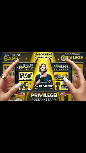 Eye-Opening 👀 Insights from Roseanne Barr on Privilege! 💥