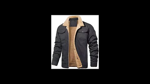 Men’s Winter Cotton Cargo Jacket – Warm, Stylish and Durable